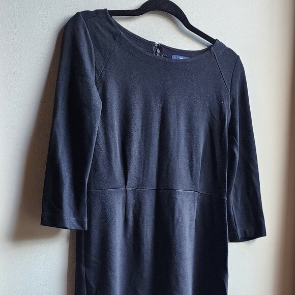 GAP Black Classic Shift Dress Size 4 - Picture 2 of 16